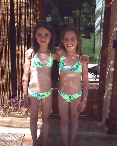 Margaux et moi l'été 2004