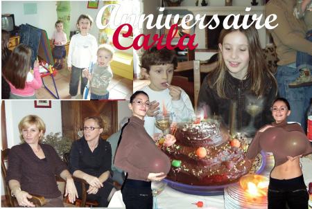 mon anniversaire avec ma famille